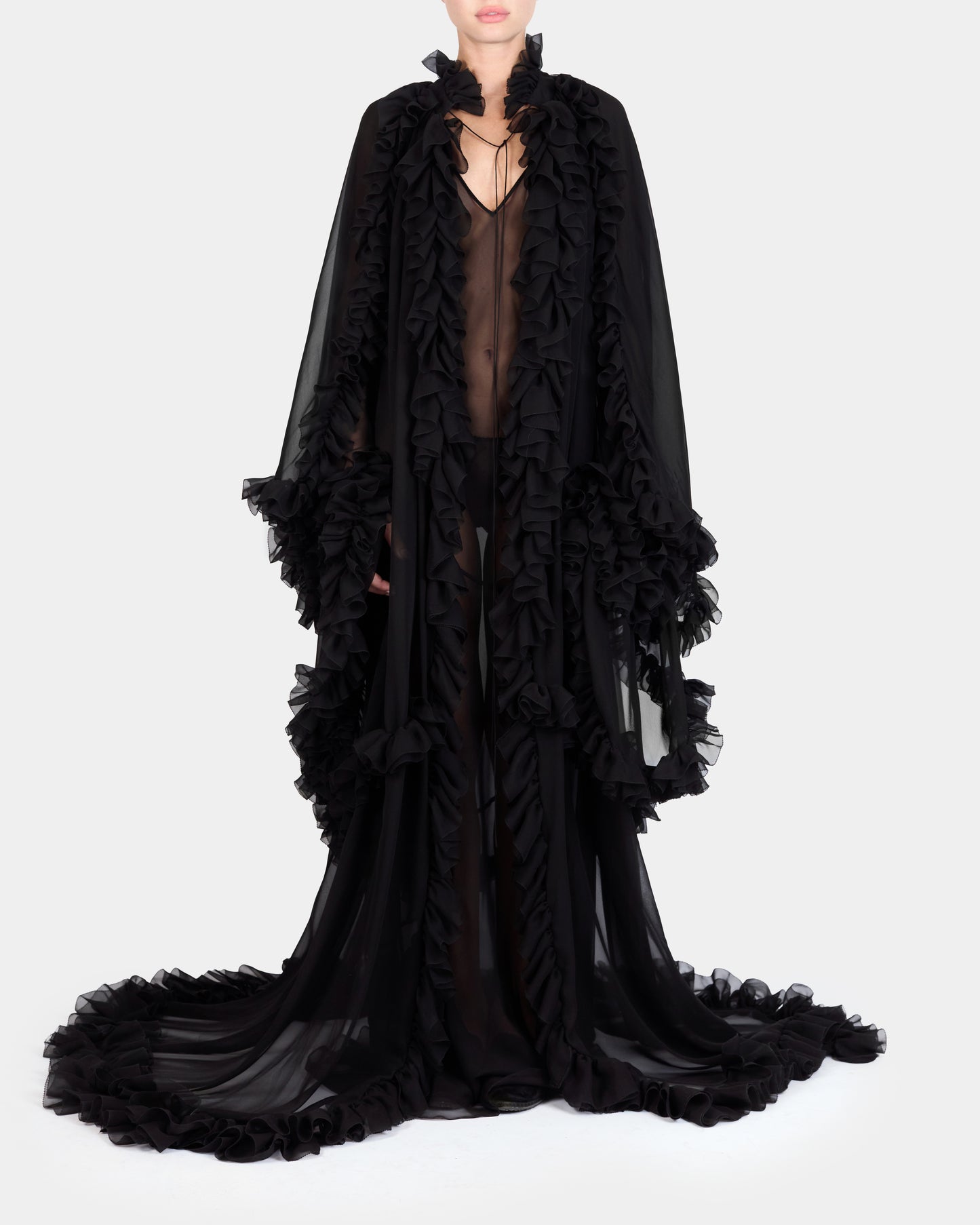 Venezia Slip and Domino in Silk Chiffon