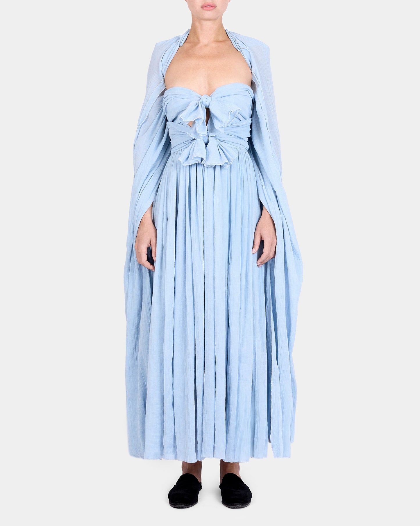 Tiepolo Gown in Crinkled Gauze
