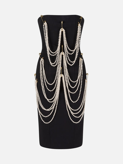 Court Dress in Wool Silk