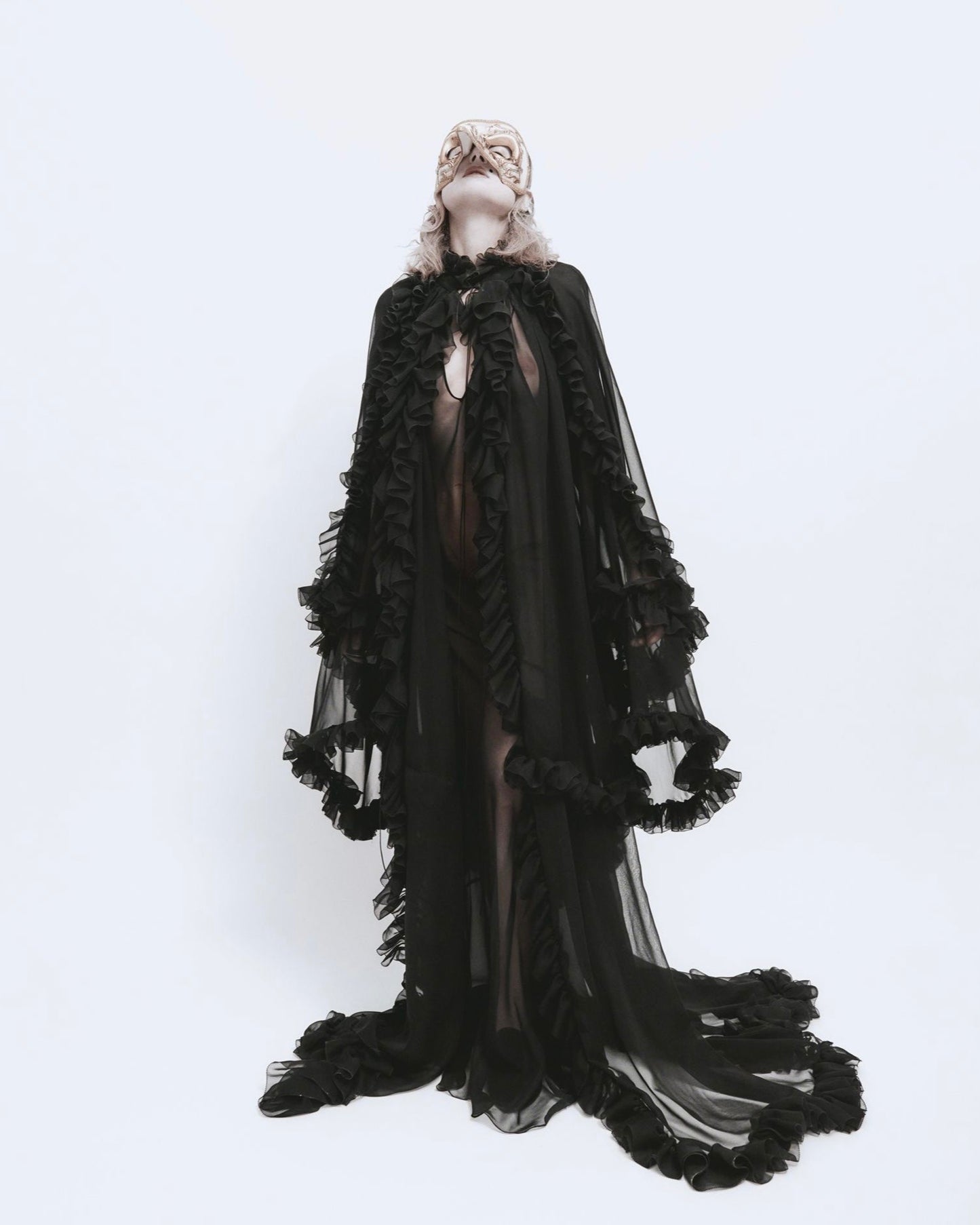 Venezia Slip and Domino in Silk Chiffon