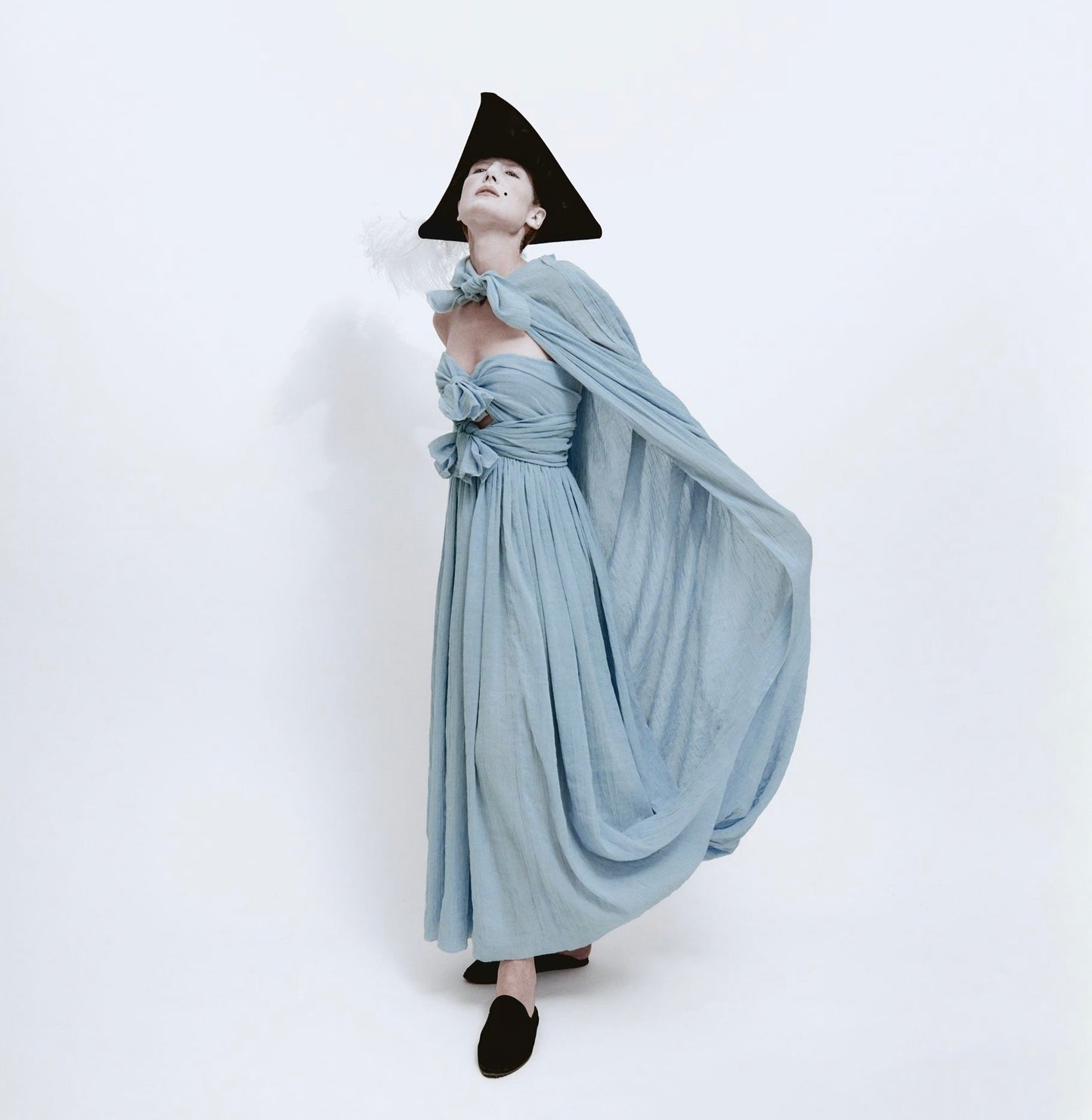 Tiepolo Gown in Crinkled Gauze