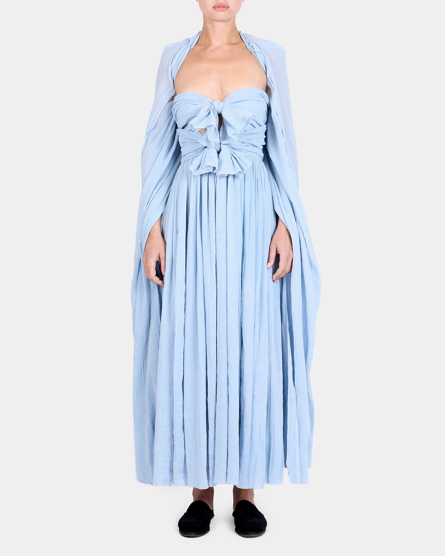 Tiepolo Gown in Crinkled Gauze